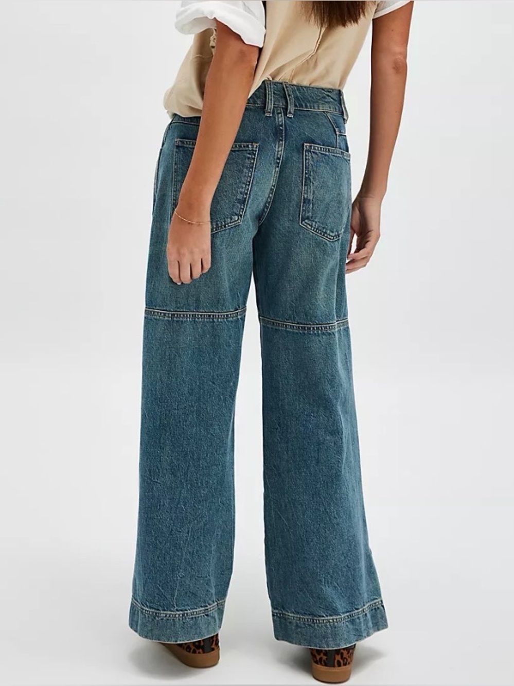 Free People X We The Free Benji Relaxed Wide Leg Jeans